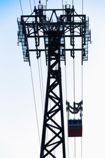 USA, New York, Cable car