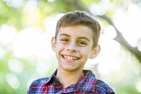 Portrait of smiling boy