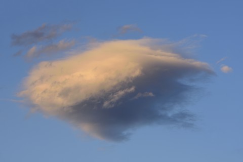 Blue sky with cloud