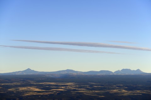USA, Colorado, Scenic view of Mesa Verde National Park on sunny day