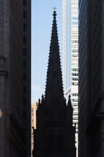 USA, New York State, New York City, Trinity church