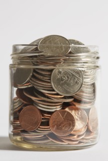 Jar of coins