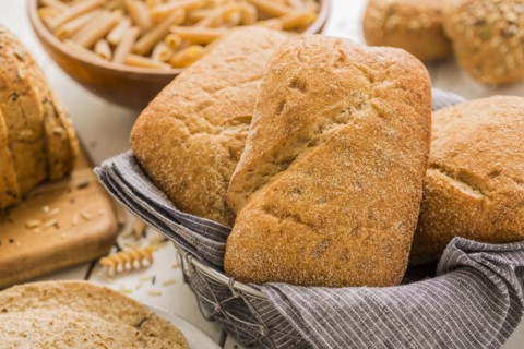 Buns in basket