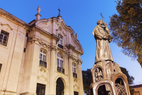 Portugal, Lisbon, St. Antonio Church in Lisbon