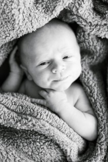 Portrait of one day Baby boy (0-1 months)