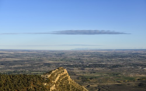 USA, Colorado, View from Wetherill Mesa in Mesa Verde National Park