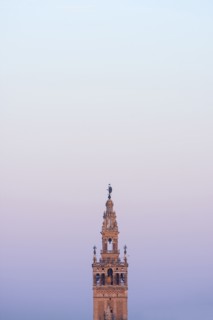 Spain, Seville, Giralda tower at dawn