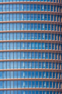 Spain, Seville, Triana, Facade of modern office building