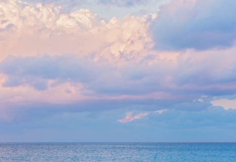 Seascape at sunset