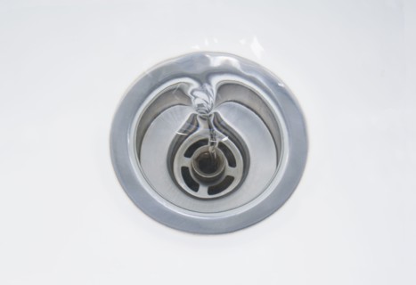 Close up of sing with drowning water