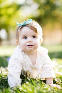 Portrait of girl toddler (12-17 months)