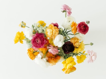 Bouquet of ranunculus flowers