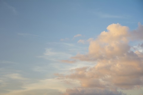 Evening sky in Adirondacks
