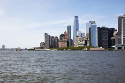 USA, New York State, New York City, Manhattan skyline