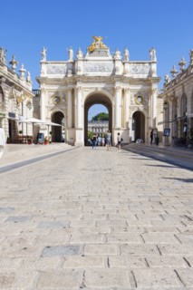 France, Grand Est, Nancy, Here Arch on Place Stanislas
