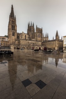 Spain, Castile and Leon, Burgos, Burgos Cathedral on Plaza de San Fernando