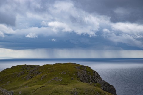 Ireland, County Donegal, Donegal Bay, seen from Wild Atlantic Way