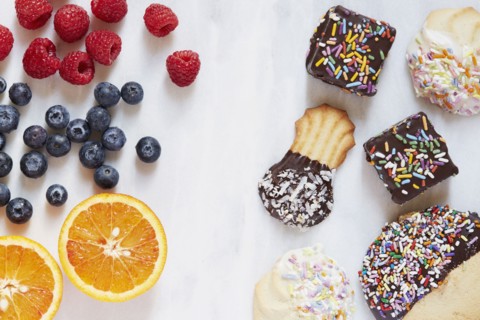 Fruits versus cookies