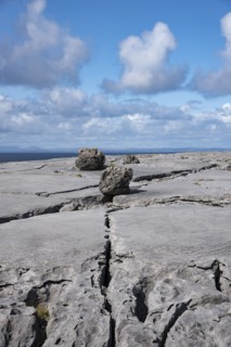 Ireland, Clare County, Burren, Limestone landscape
