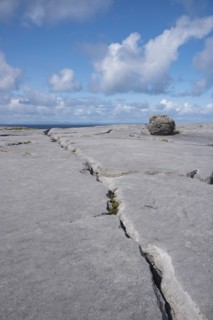 Ireland, Clare County, Burren, Limestone landscape
