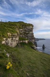 Ireland, Clare County, Landscape of Cliffs of Moher