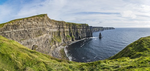Ireland, Clare County, Landscape of Cliffs of Moher