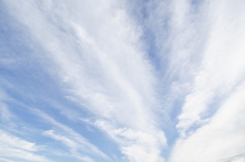 Clouds in blue sky