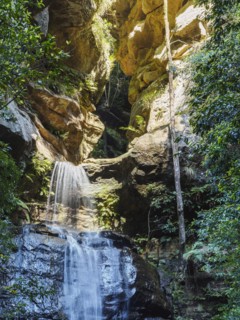 Australia, New South Wales, Waterfall called Wentworth Falls