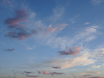 Moody clouds in sky