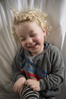 Boy smiling