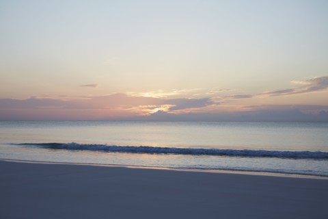 Beach at sunset