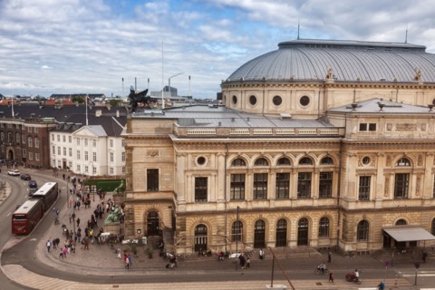 Royal Danish Theatre in Copenhagen, Denmark