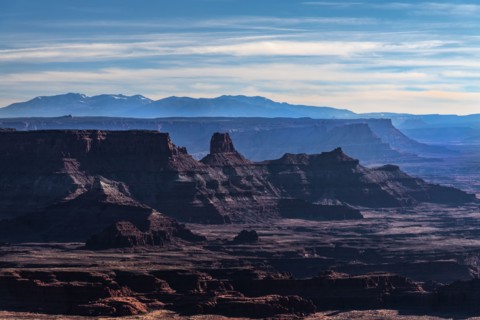 Landscape of Dead Horse Point State Park in Utah, USA