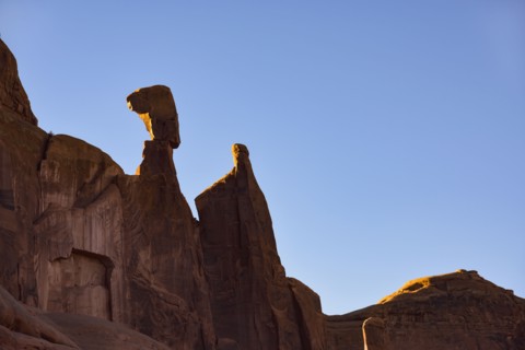 Rock formation in Arches National Park, Utah, USA