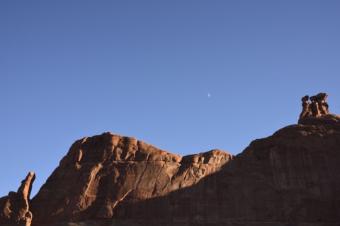 Rock formation in Arches National Park, Utah, USA