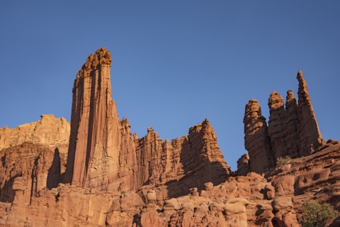 Fisher Towers in Utah, USA