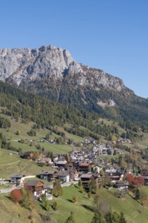 Village in the Dolomites, South Tyrol, Italy