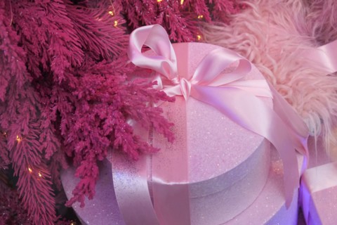 Pink gift box