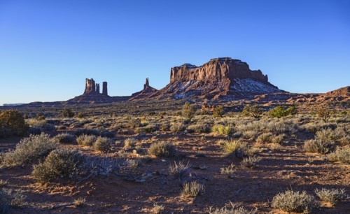 Rock formations in Monument Valley, Utah, USA