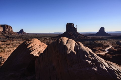 Rock formations in Monument Valley, Arizona, USA