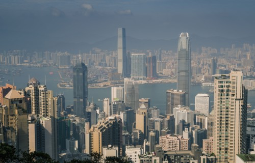 Cityscape of Hong Kong, China