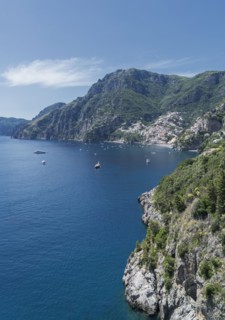 Coastline of Amalfi Coast, Italy