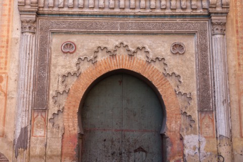 Arched gate in Marrakesh, Morocco