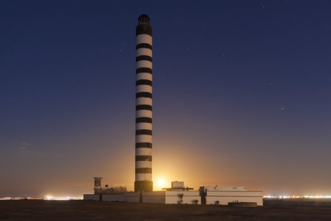 Lighthouse in Dakhla, Morocco