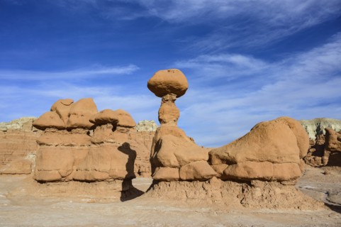 Hoodoos in Goblin Valley State Park, Utah, USA