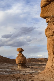 Hoodoos in Goblin Valley State Park, Utah, USA
