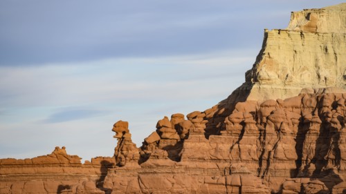 Hoodoos in Goblin Valley State Park, Utah, USA