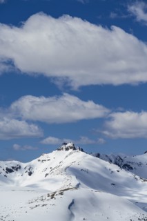 Mountains in Loveland Pass, Colorado, USA