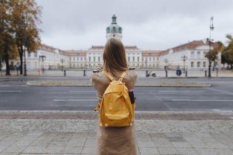Young woman by Charlottenburg Palace