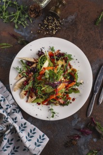 Chicken and vegetable salad